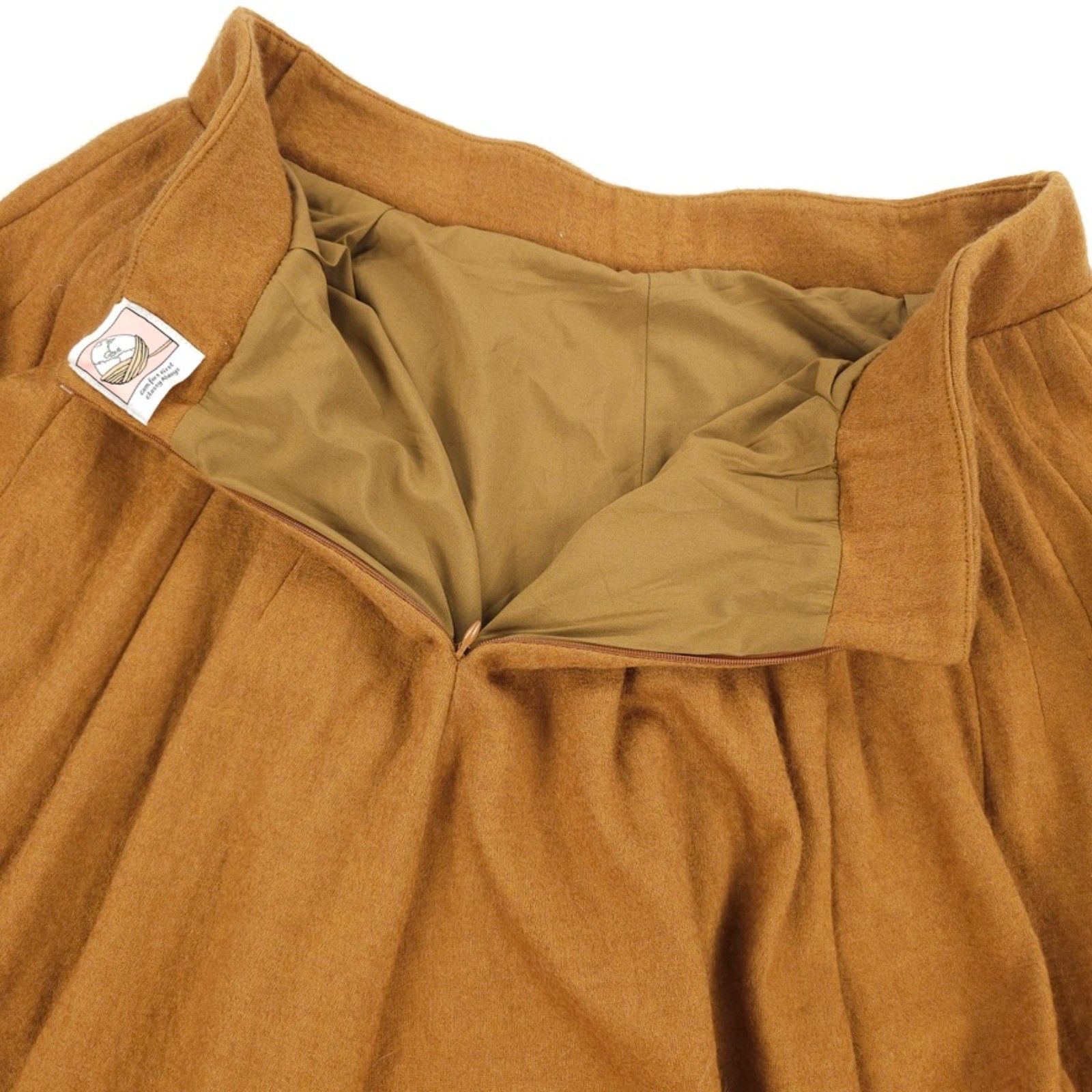 New Linennaive Soft Lawn 12 Midi Wool Skirt Soft Girl Cottagecore Prairie Boho — image 8 of 8